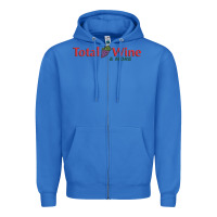 True Royal total and wine & more   wine drinker Zipper Hoodie - linhVisuals