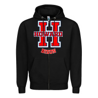 Black howard 1867 university Zipper Hoodie - linhVisuals