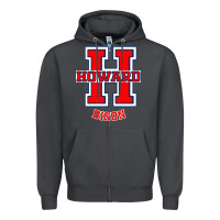 Smoke howard 1867 university Zipper Hoodie - linhVisuals
