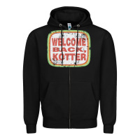 Black welcome back, kotter Zipper Hoodie - linhVisuals