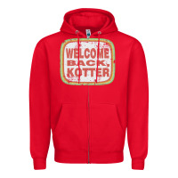 Red welcome back, kotter Zipper Hoodie - linhVisuals