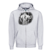 Heather Grey respect derek jeter re2pect [tb] Zipper Hoodie - linhVisuals