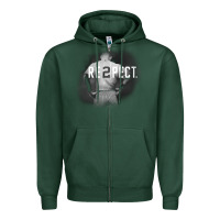 Sports Green respect derek jeter re2pect [tb] Zipper Hoodie - linhVisuals