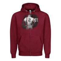 Burgundy respect derek jeter re2pect [tb] Zipper Hoodie - linhVisuals