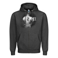 Charcoal Heather respect derek jeter re2pect [tb] Zipper Hoodie - linhVisuals