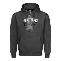 Charcoal Heather respect derek jeter re2pect [tw] Zipper Hoodie - linhVisuals