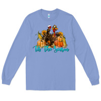 Colony Blue Western Fall Turkey Tis The Season Long Sleeve Tee - LillyAllenDesigns