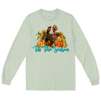 Matcha Western Fall Turkey Tis The Season Long Sleeve Tee - LillyAllenDesigns