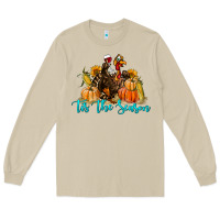 Mushroom Western Fall Turkey Tis The Season Long Sleeve Tee - LillyAllenDesigns