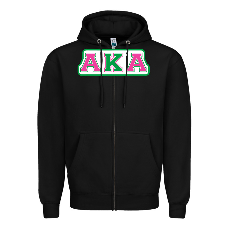 Alpha Kappa Aka Zipper Hoodie by linhVisuals | Teevron