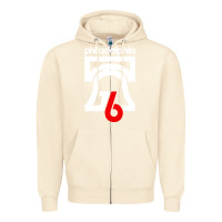 Sandshell philadelphia vintage liberty bell Zipper Hoodie - linhVisuals