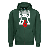 Philadelphia Vintage Liberty Bell Zipper Hoodie | Teevron
