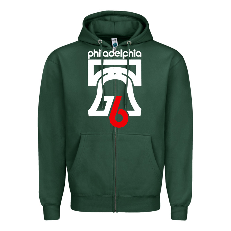 Philadelphia Vintage Liberty Bell Zipper Hoodie by linhVisuals | Teevron