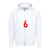 White philadelphia vintage liberty bell Zipper Hoodie - linhVisuals