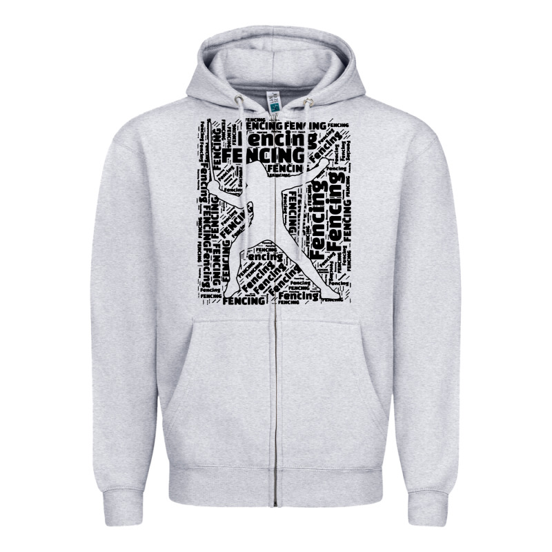 Fencing Sport Zipper Hoodie by linhVisuals | Teevron