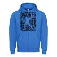 True Royal fencing sport Zipper Hoodie - linhVisuals