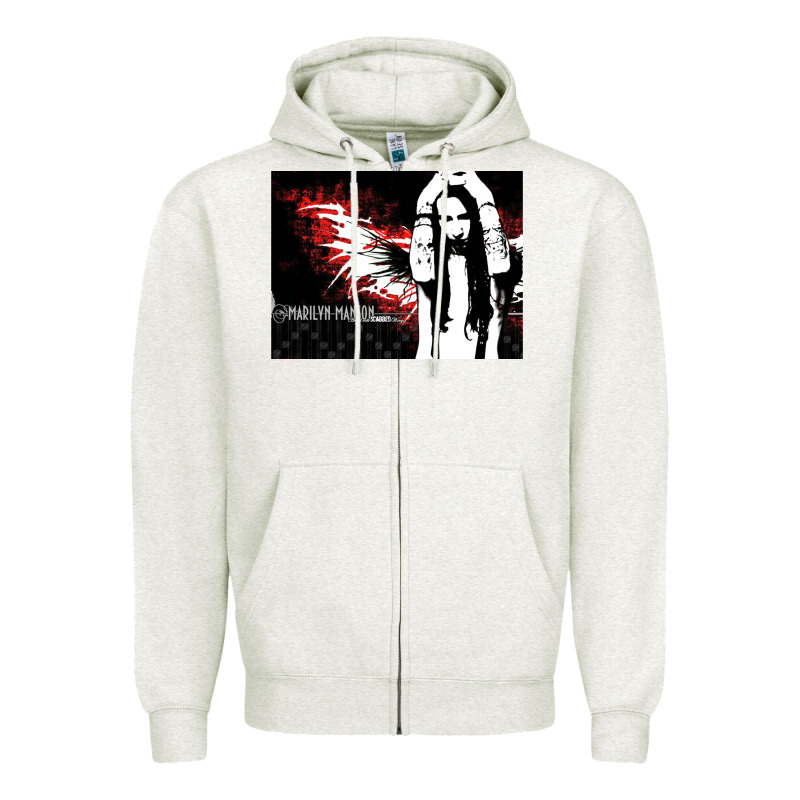 Marilyns Angel With Scabbed Wings Zipper Hoodie by linhVisuals | Teevron