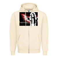 Sandshell Marilyns angel with scabbed wings Zipper Hoodie - linhVisuals