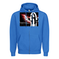 True Royal Marilyns angel with scabbed wings Zipper Hoodie - linhVisuals