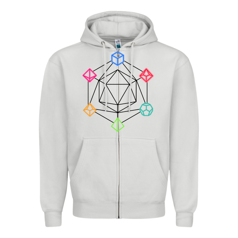 Minimal Dnd Zipper Hoodie by linhVisuals | Teevron