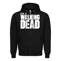 Black the walking dead blood Zipper Hoodie - linhVisuals
