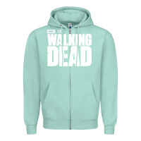 Seafoam the walking dead blood Zipper Hoodie - linhVisuals