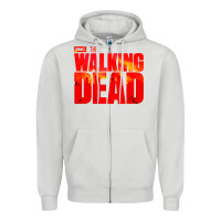 Dove Grey the walking dead blood Zipper Hoodie - linhVisuals
