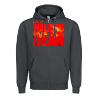 Smoke the walking dead blood Zipper Hoodie - linhVisuals