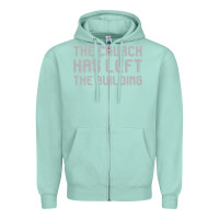Seafoam the church has left the building Zipper Hoodie - linhVisuals
