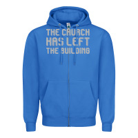 True Royal the church has left the building Zipper Hoodie - linhVisuals