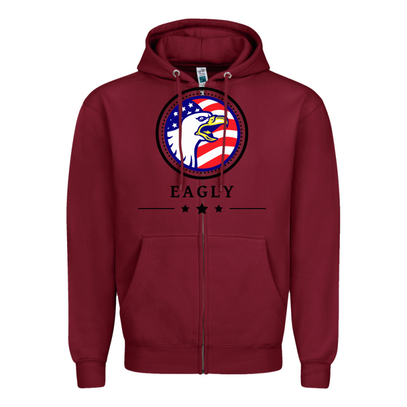 Peacemaker Eagly Zipper Hoodie by linhVisuals | Teevron