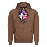 Chestnut peacemaker eagly Zipper Hoodie - linhVisuals