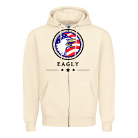 Sandshell peacemaker eagly Zipper Hoodie - linhVisuals