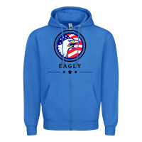True Royal peacemaker eagly Zipper Hoodie - linhVisuals