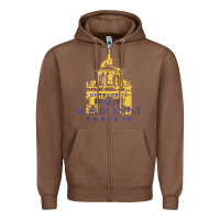 Chestnut universite paris la sorbonne Zipper Hoodie - linhVisuals