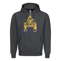 Smoke universite paris la sorbonne Zipper Hoodie - linhVisuals