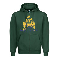 Sports Green universite paris la sorbonne Zipper Hoodie - linhVisuals