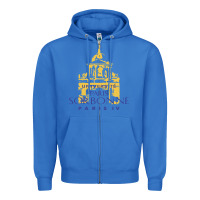 True Royal universite paris la sorbonne Zipper Hoodie - linhVisuals