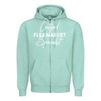 Seafoam certified flea market specialist t shirt Zipper Hoodie - linhVisuals