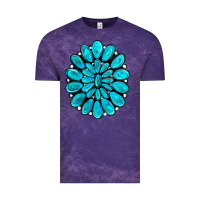 Cloud Purple turquoise gemstone jewelny Vintage Tee - RanaPortraitStore