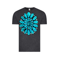 Vintage Black turquoise gemstone jewelny Vintage Tee - RanaPortraitStore