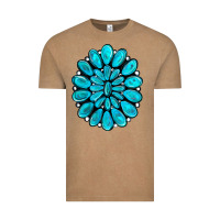 Turquoise Gemstone Jewelny Vintage Tee | Teevron