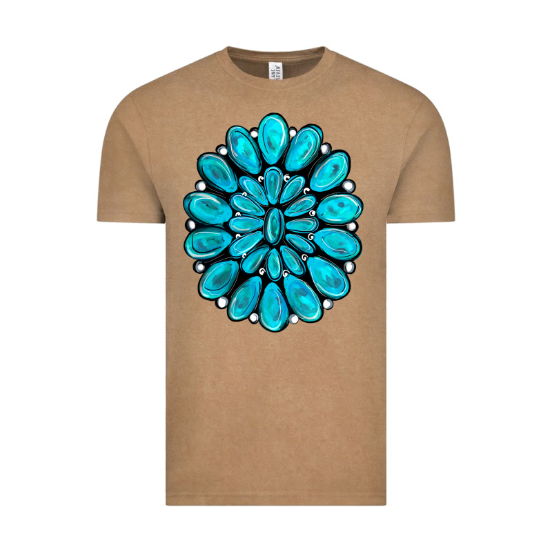 Turquoise Gemstone Jewelny Vintage Tee by RanaPortraitStore | Teevron