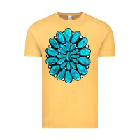 Vintage Mustard turquoise gemstone jewelny Vintage Tee - RanaPortraitStore
