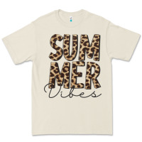Bone summer vibes leopard Premium Tee - CowCowDesign