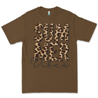 Cacao summer vibes leopard Premium Tee - CowCowDesign
