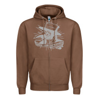 Chestnut wash your damn hands Zipper Hoodie - linhVisuals