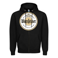 Black warsteiner Zipper Hoodie - linhVisuals