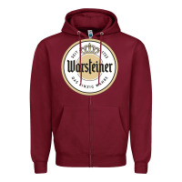 Burgundy warsteiner Zipper Hoodie - linhVisuals