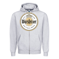 Heather Grey warsteiner Zipper Hoodie - linhVisuals
